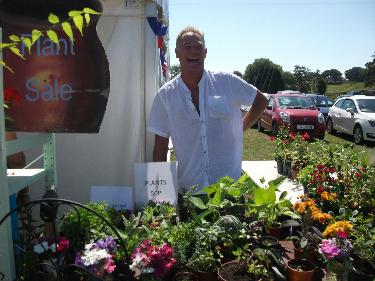 Summer Show - Dave on the plant stall