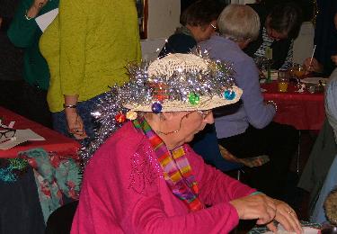 Margaret : Winner of the best hat competition!