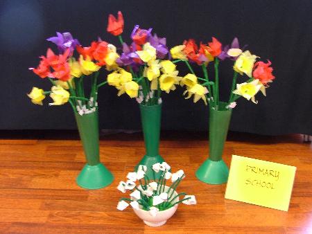 Creative flowers from the Primary School