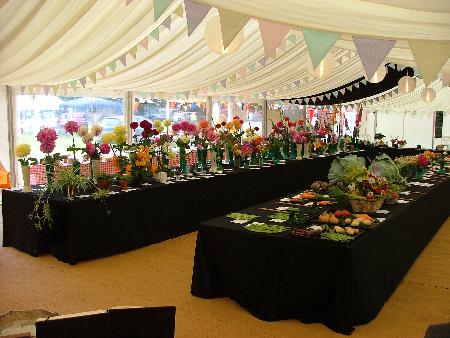 The marquee looked stunning decorated for another event