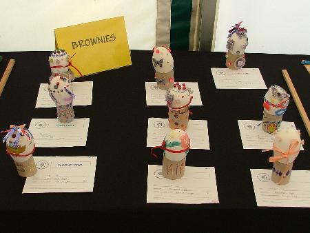 Egg-celent exhibits from the Brownies