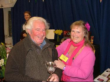 Ivan Luck collects the Reg Ford Memorial trophy