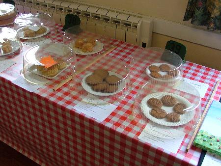 Tasty scones and ginger biscuits