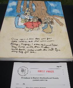 Winning Peter Rabbit entry by Hannah Massey
