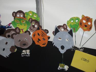 Jungle Book masks by the Cubs 